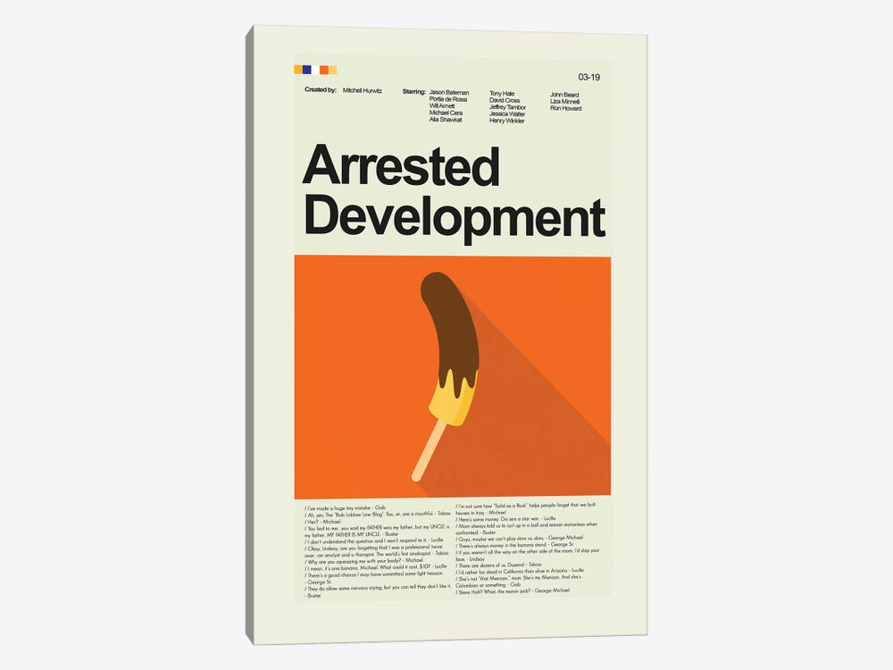 Arrested Development by Prints and Giggles by Erin Hagerman 1-piece Art Print