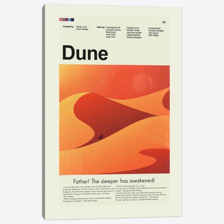 Dune (1980) Canvas Print #PAG402} by Prints and Giggles by Erin Hagerman Canvas Art Print