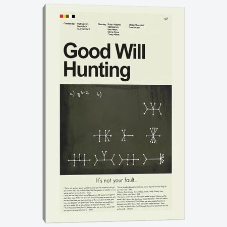 Good Will Hunting Canvas Print #PAG40} by Prints and Giggles by Erin Hagerman Canvas Print
