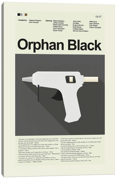 Orphan Black Canvas Art Print - Drama TV Show Art