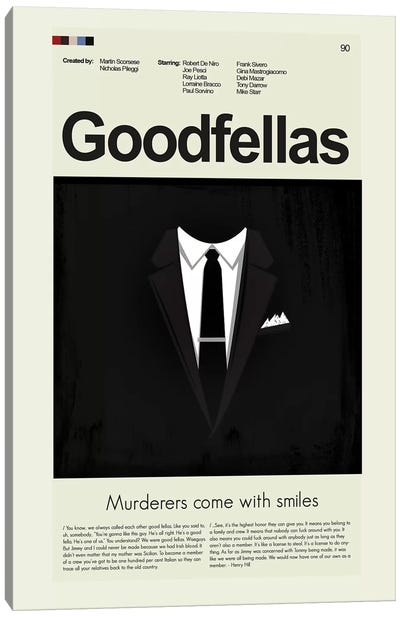 Goodfellas Canvas Art Print - Crime & Gangster Movie Art