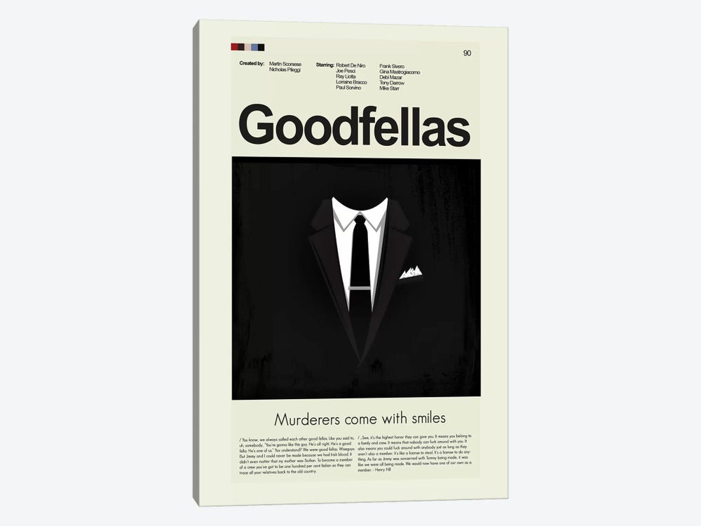 Goodfellas by Prints and Giggles by Erin Hagerman 1-piece Canvas Artwork