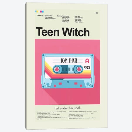 Teen Witch Canvas Print #PAG423} by Prints and Giggles by Erin Hagerman Canvas Print