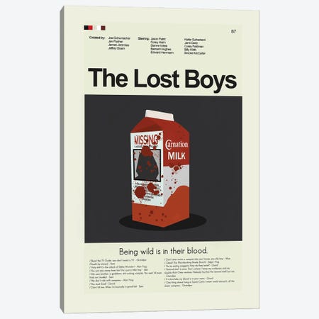 The Lost Boys Canvas Print #PAG431} by Prints and Giggles by Erin Hagerman Canvas Wall Art