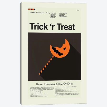 Trick 'R Treat Canvas Print #PAG438} by Prints and Giggles by Erin Hagerman Canvas Art