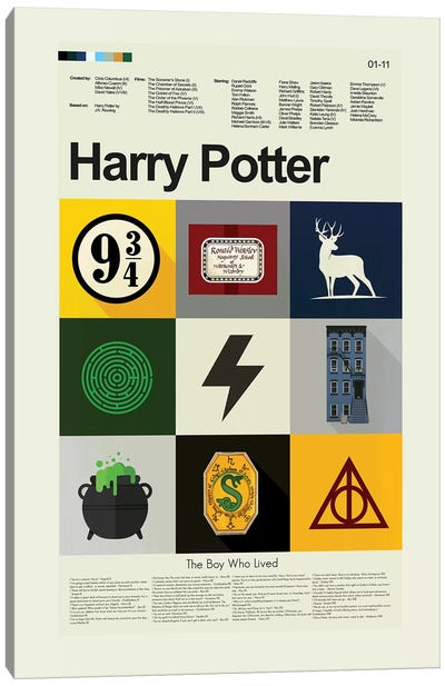 Harry Potter Canvas Art Print - Movie Posters