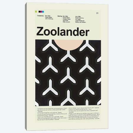 Zoolander Canvas Print #PAG441} by Prints and Giggles by Erin Hagerman Canvas Art Print