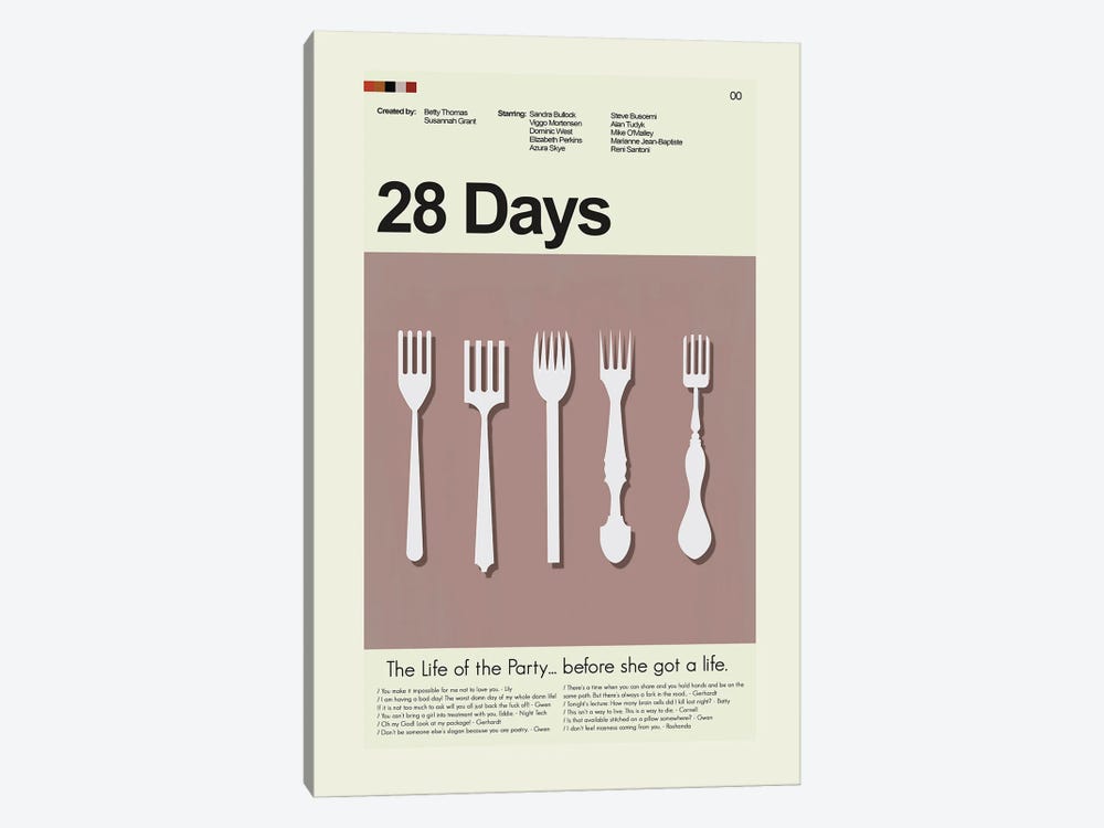 28 Days by Prints and Giggles by Erin Hagerman 1-piece Canvas Artwork