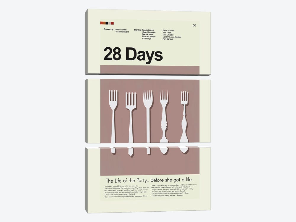 28 Days by Prints and Giggles by Erin Hagerman 3-piece Canvas Wall Art