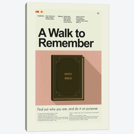 A Walk To Remember Canvas Print #PAG446} by Prints and Giggles by Erin Hagerman Canvas Art