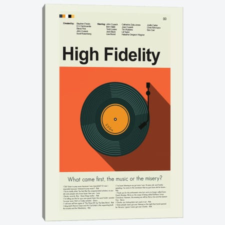 High Fidelity Canvas Print #PAG44} by Prints and Giggles by Erin Hagerman Canvas Wall Art