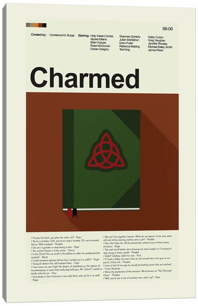 Charmed Canvas Art Print - Drama TV Show Art