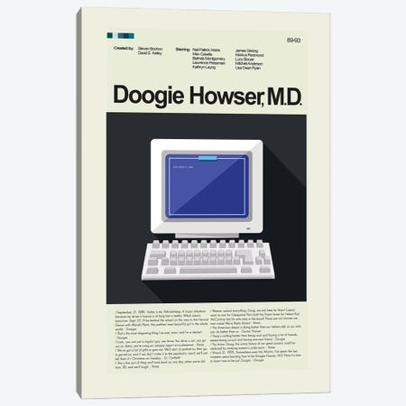 Doogie Howser M.D. Canvas Print #PAG458} by Prints and Giggles by Erin Hagerman Canvas Art