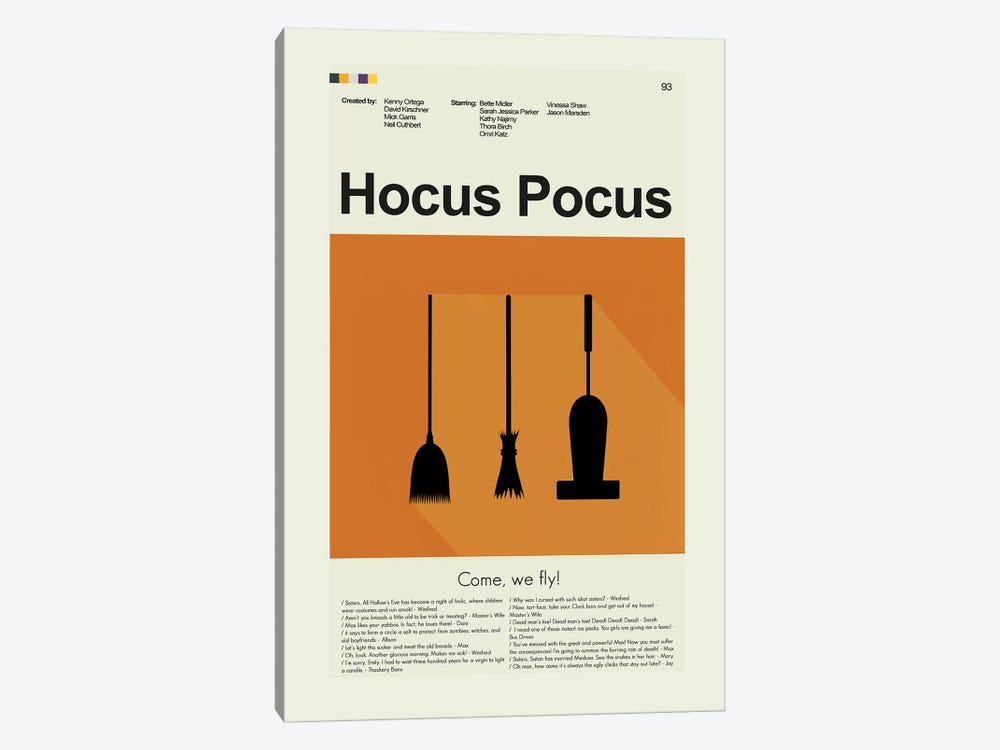 Hocus Pocus by Prints and Giggles by Erin Hagerman 1-piece Canvas Wall Art