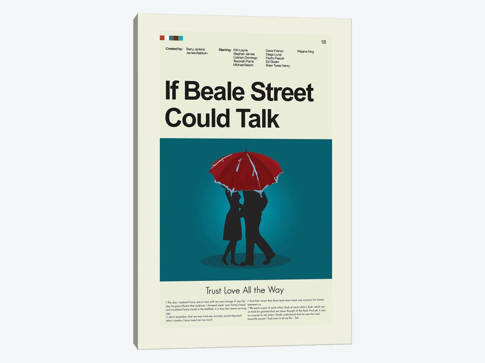 If Beale Street Could Talk by Prints and Giggles by Erin Hagerman 1-piece Canvas Art