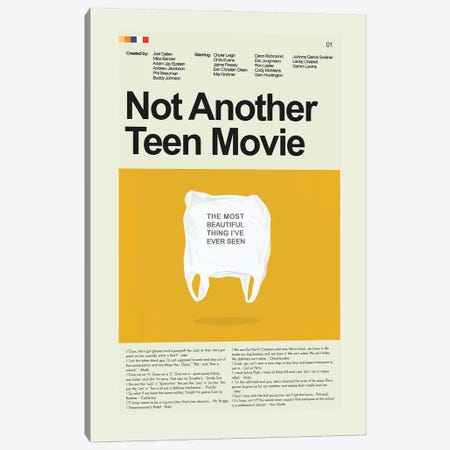 Not Another Teen Movie Canvas Print #PAG476} by Prints and Giggles by Erin Hagerman Canvas Art Print