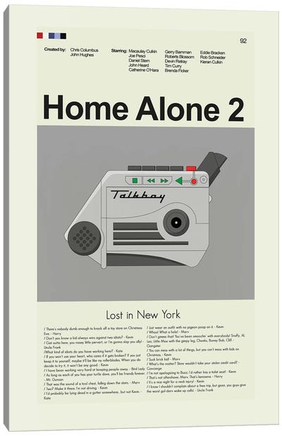 Home Alone 2: Lost In New York Canvas Art Print - Comedy Movie Art