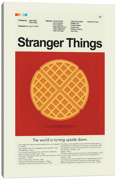 Stranger Things Season 1 Canvas Art Print - Prints And Giggles by Erin Hagerman