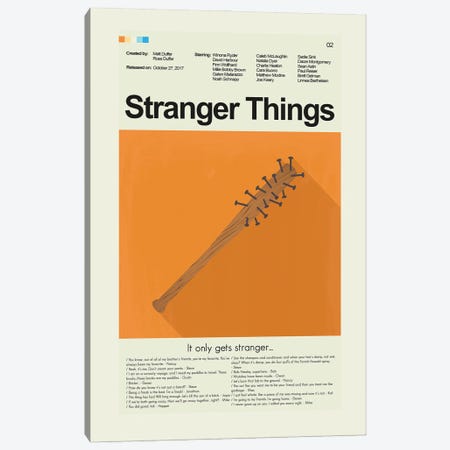 Stranger Things Season 2 Canvas Print #PAG484} by Prints and Giggles by Erin Hagerman Canvas Artwork