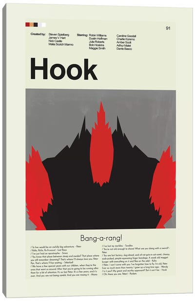 Hook Canvas Art Print