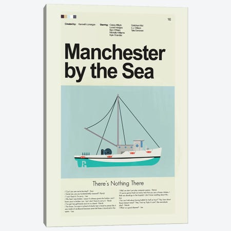 Manchester By The Sea Canvas Print #PAG55} by Prints and Giggles by Erin Hagerman Canvas Print