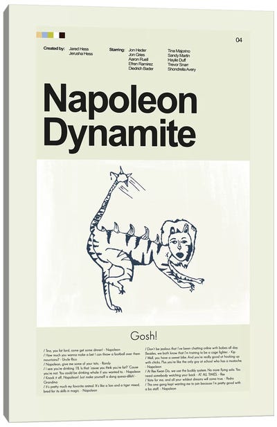 Napoleon Dynamite Canvas Art Print - Napoleon Dynamite
