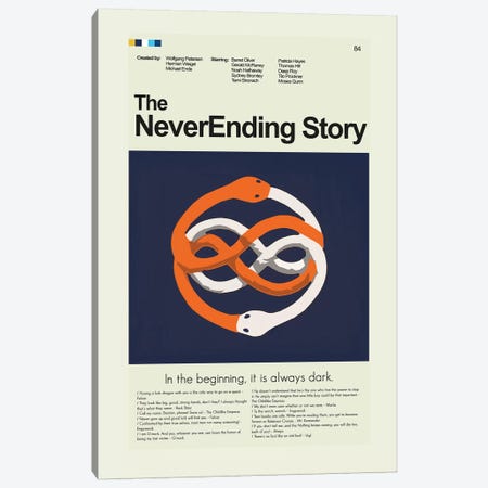 Never Ending Story Canvas Print #PAG64} by Prints and Giggles by Erin Hagerman Canvas Art