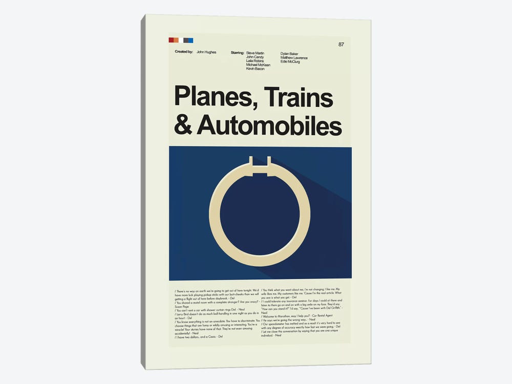 Planes Trains And Automobiles by Prints and Giggles by Erin Hagerman 1-piece Art Print