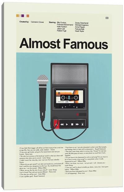 Almost Famous Canvas Art Print - Posters