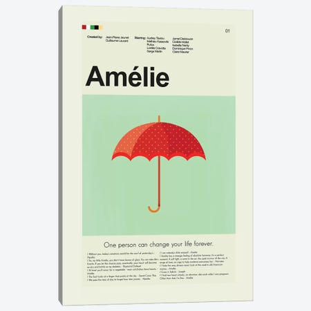 Amelie Canvas Print #PAG7} by Prints and Giggles by Erin Hagerman Art Print