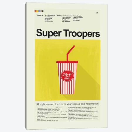 Super Troopers Canvas Print #PAG90} by Prints and Giggles by Erin Hagerman Canvas Wall Art