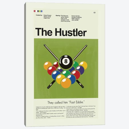The Hustler Canvas Print #PAG97} by Prints and Giggles by Erin Hagerman Canvas Print