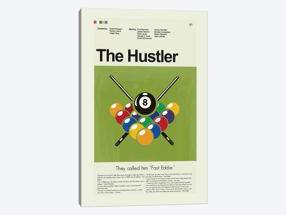 The Hustler by Prints and Giggles by Erin Hagerman 1-piece Art Print