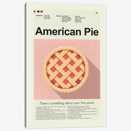 American Pie Canvas Print #PAG9} by Prints and Giggles by Erin Hagerman Canvas Artwork