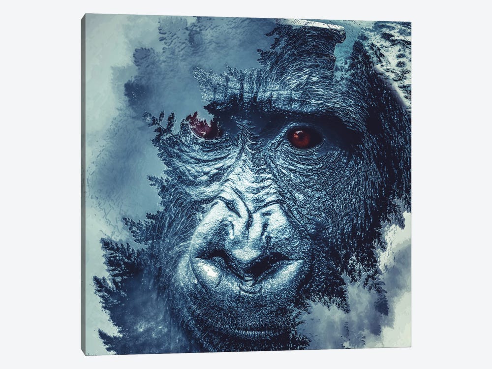 Gorilla by Paul Haag 1-piece Canvas Print