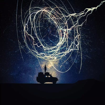 Lighning Chaos by Paul Haag art print