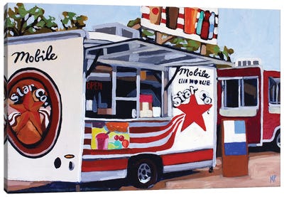 Texas Lunch Canvas Art Print - American Cuisine Art