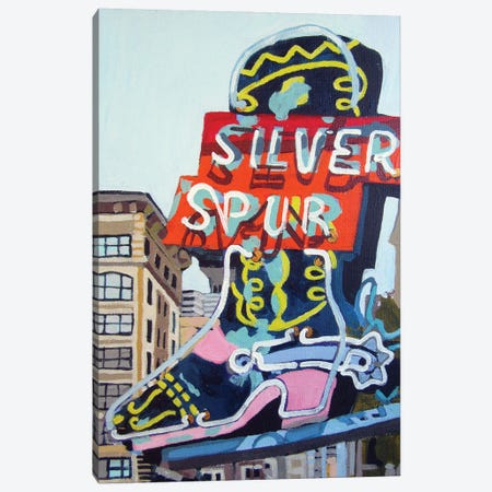 Silver Spur Canvas Print #PAK1} by Melinda Patrick Canvas Wall Art