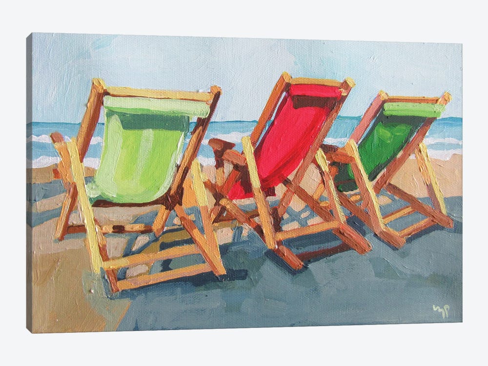 Sunset Beach by Melinda Patrick 1-piece Canvas Art