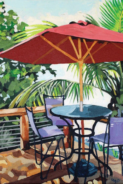 Beach Table by Melinda Patrick wall art