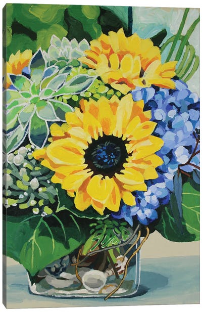 Floral Cluster Canvas Art Print - Melinda Patrick