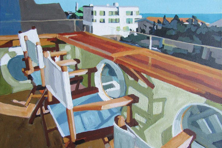 Roof View by Melinda Patrick wall art