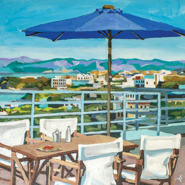 Turquoise Terrace by Melinda Patrick wall art