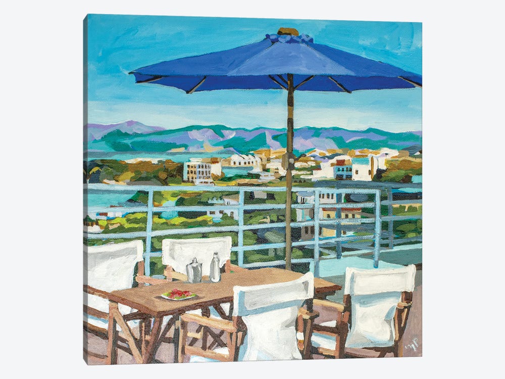 Turquoise Terrace by Melinda Patrick 1-piece Canvas Art Print