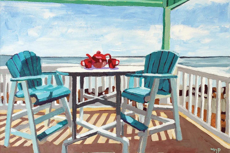 Beach Gazebo by Melinda Patrick wall art