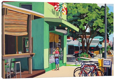 Eat At Jo's Canvas Art Print - Melinda Patrick