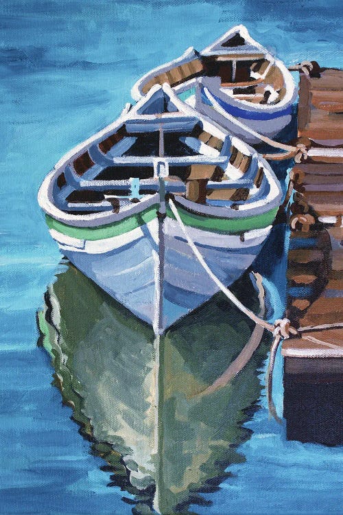 Moored Boats by Melinda Patrick wall art