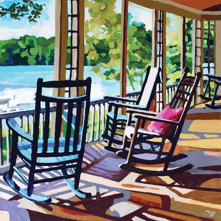 Rocking The Lake by Melinda Patrick wall art