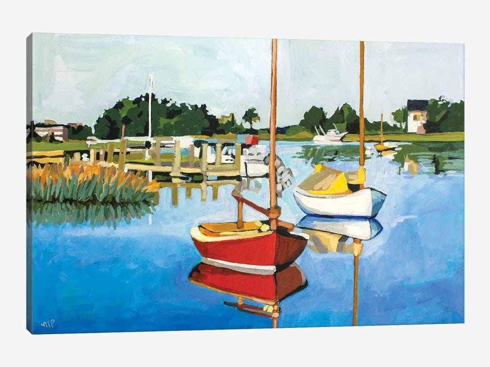 Three Sails by Melinda Patrick 1-piece Canvas Artwork