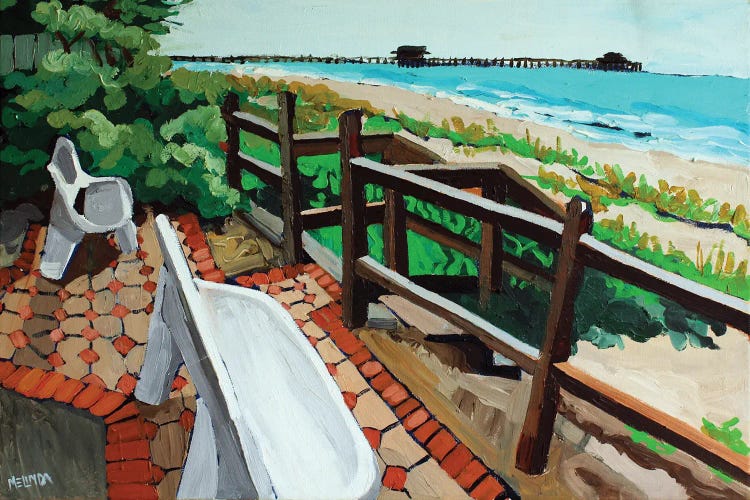 The Pier by Melinda Patrick wall art